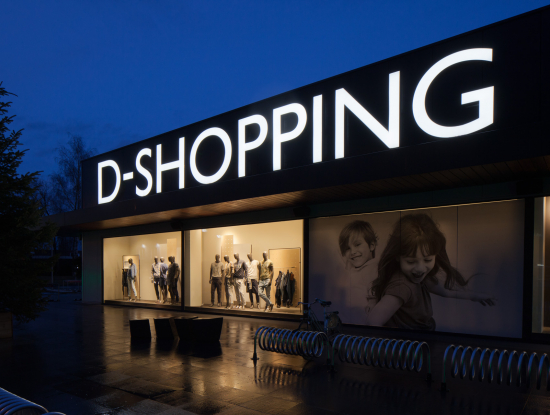 grote verlichte doosletters - Neon Elite - D-Shopping
