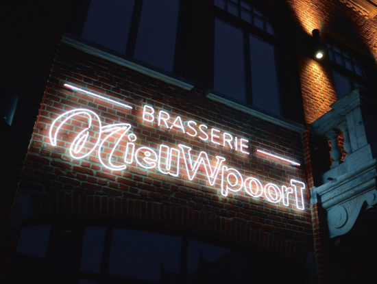 neon logo lichtreclame - Neon Elite - Brasserie Nieuwpoort