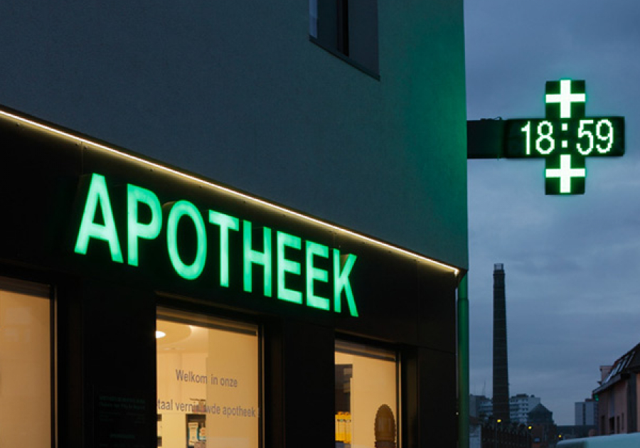 apotheek led kruis - Neon Elite - Apotheek Demuynck