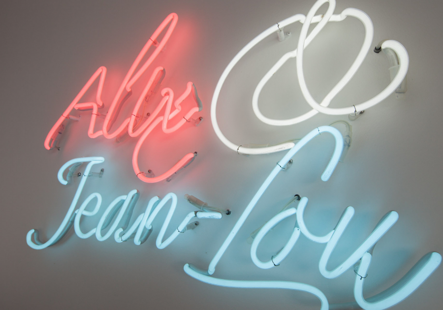 maatwerk neon tekst - Neon Elite - Alix & Jean-Lou